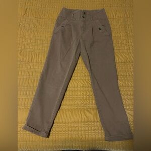 Brown Loft Button-Up Pants